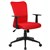 ASHLEY TYPIST CHAIR MEDIUM MESH BACK ARMS RED