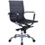 NAPLES EXECUTIVE CHAIR MEDIUM BACK ALUMINIUM BASE WITH ARMS PU BLACK