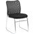 STUDIO VISITOR CHAIR MESH BACK CHROME SLED BASE BLACK