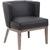 LEO COMFORT TUB CHAIR BLACK