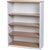 OXLEY BOOKCASE 4 SHELF 900 X 315 X 1200MM OAKWHITE