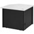 OXLEY CORNER UNIT 900 X 900 X 750MM WHITEIRONSTONE