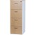 OXLEY FILING CABINET 4 DRAWER 475 X 550 X 1339MM OAKWHITE