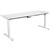 SUMMIT ELECTRIC SIT TO STAND STRAIGHT DESK 1500 X 750MM WHITEWHITE