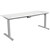 SUMMIT ELECTRIC SIT TO STAND STRAIGHT DESK 1800 X 750MM WHITESILVER