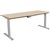 SUMMIT ELECTRIC SIT TO STAND STRAIGHT DESK 1800 X 750MM BEECHSILVER