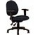 LINCOLN TASK CHAIR MEDIUM BACK ARMS BLACK