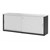 OXLEY CREDENZA 1800 X 450 X 730MM WHITEIRONSTONE