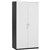 OXLEY FULL DOOR STORAGE CUPBOARD 900 X 450 X 1800MM WHITEIRONSTONE